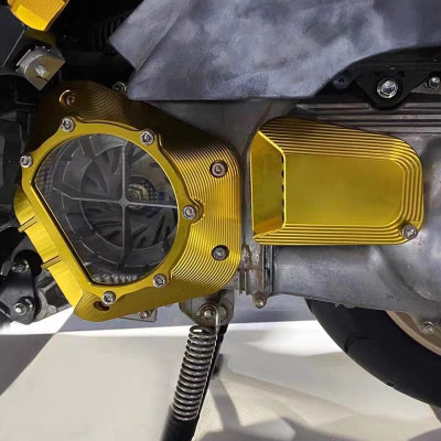 CVT COVER CLEAR CASE CNC FOR YAMAHA AEROX