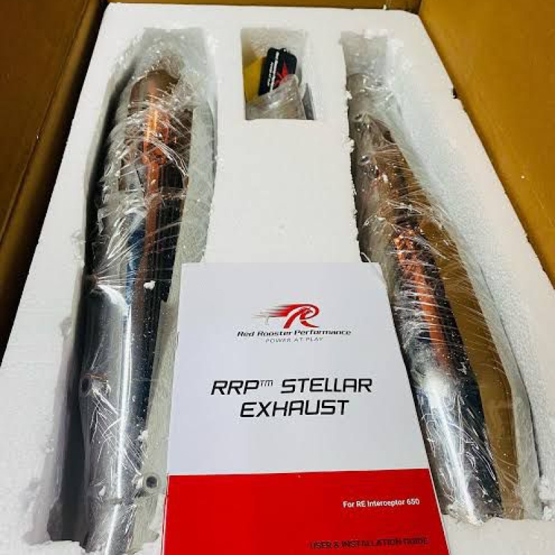 Red Rooster Exhaust for Gt 650 / interceptor 650