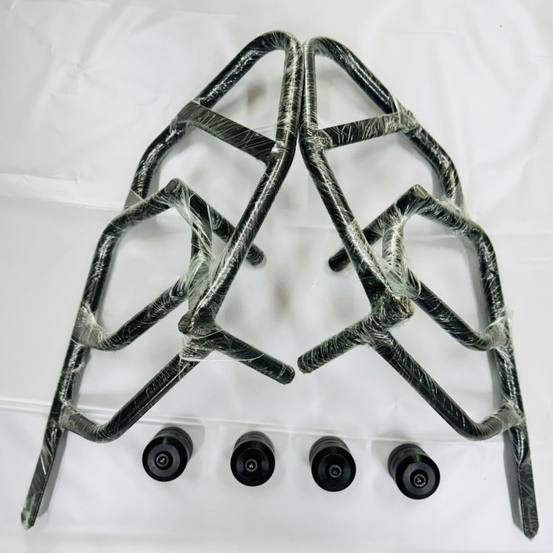 NS 400 Crash guard with 4 slider  heavy quality
